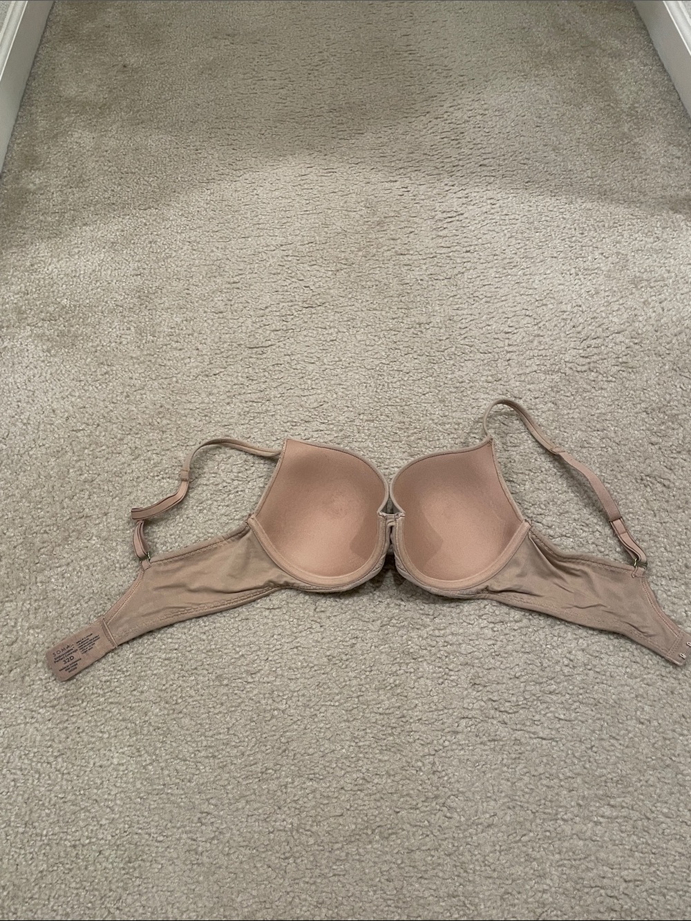 Preowned Soma Smooth T-Shirt Nude Bra 32D - Picture 6 of 10